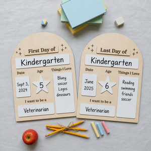 Arrow Town Designs Interchangeable First & Last Day of School Board