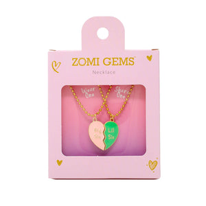 Zomi Gems Girls Big Sis / Little Sis Necklace Set