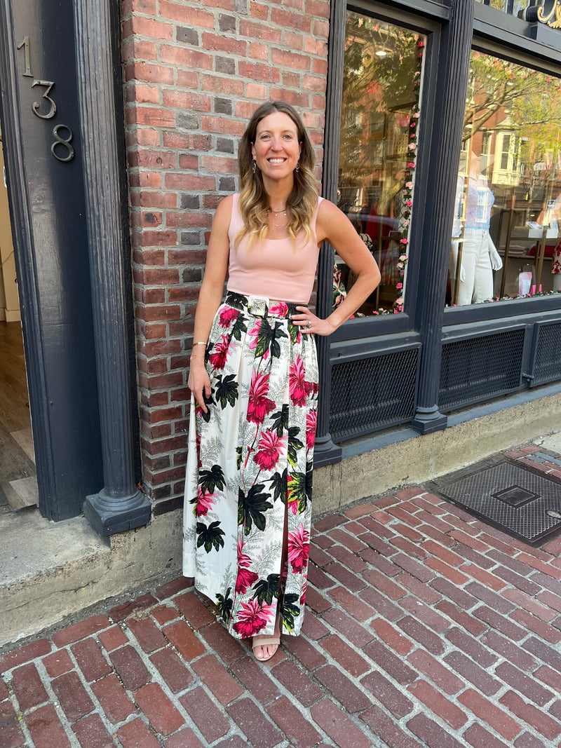 Cara Cara Greenfield Skirt in Natura Egret