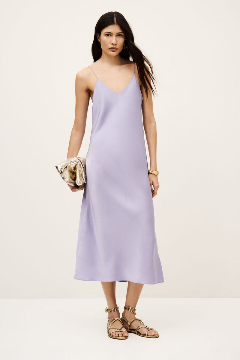 ba&sh Chiara Dress in Lilac