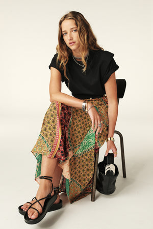 ba&sh Fancy Skirt in Multi