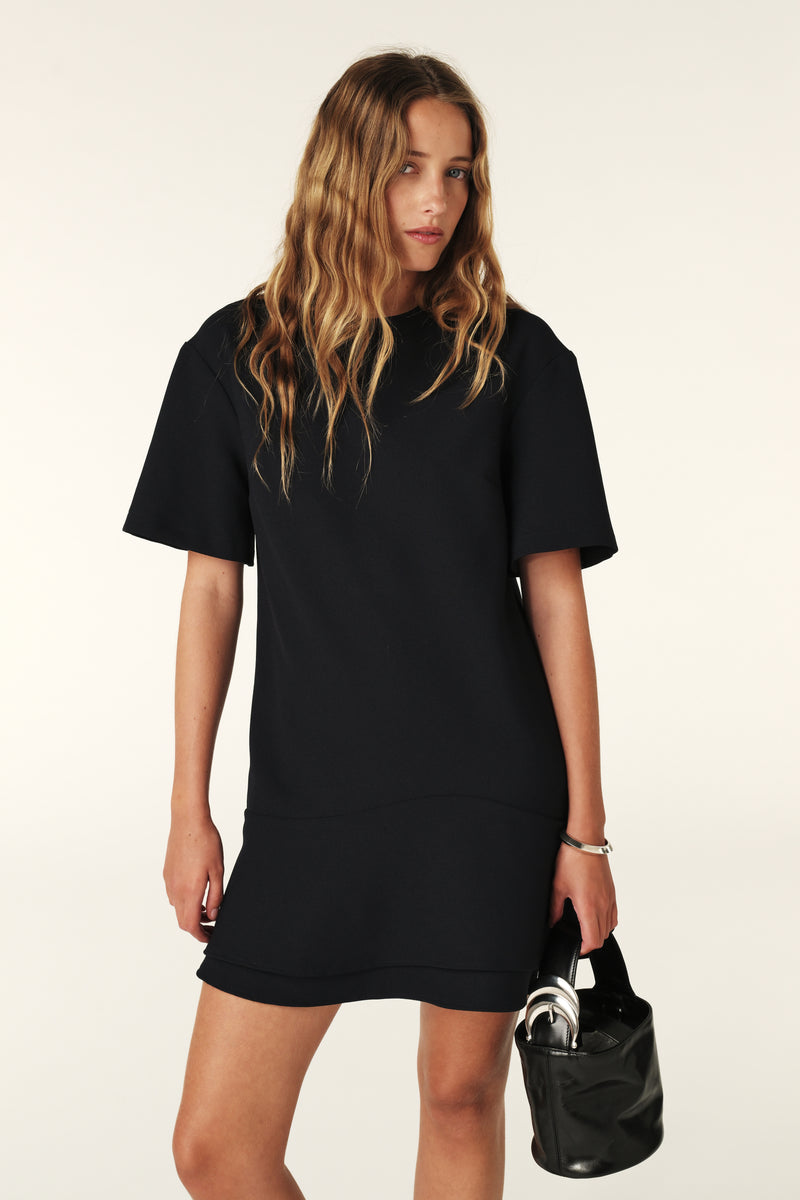 ba&sh Ilona Mini Dress in Black