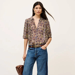 ba&sh Lark Short Sleeve in Violet