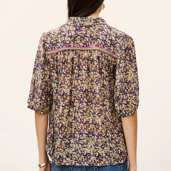 ba&sh Lark Short Sleeve in Violet