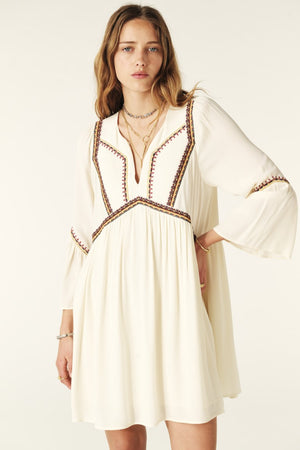 ba&sh Tulsie Dress in Ecru