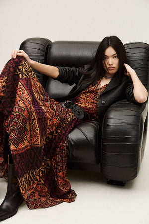 ba&sh Olgia Skirt in Rouge