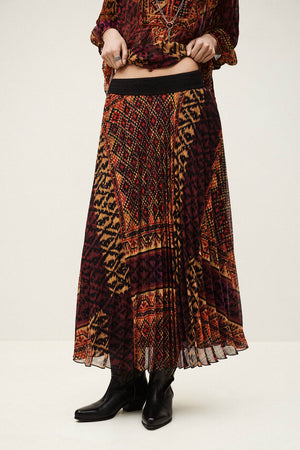 ba&sh Olgia Skirt in Rouge