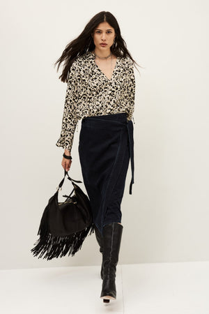 ba&sh Pia Top in Ecru