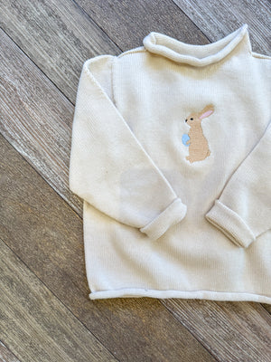 A Soft Idea Easter Bunny Sweater in Natural