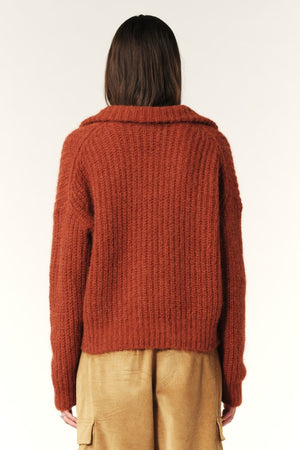 ba&sh Beltane Pullover Sweater in Ecureuil