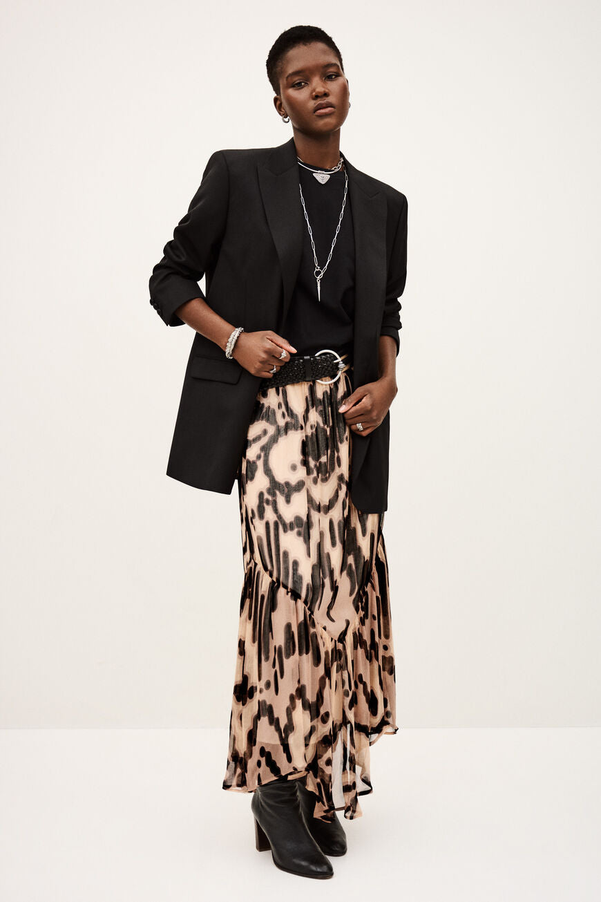 ba&sh Aley Skirt in Rose