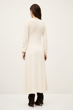 ba&sh Elise Dress in Ecru