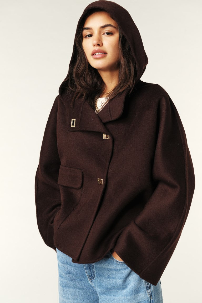 ba&sh Kove Jacket in Chocolate
