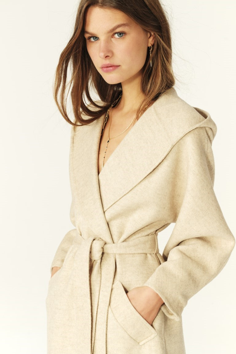 ba&sh Lylie Coat in Beige