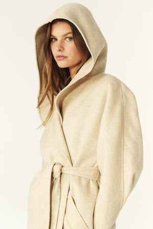 ba&sh Lylie Coat in Beige