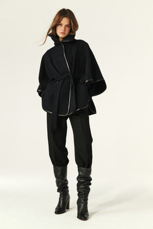 ba&sh Seal Coat in Marine