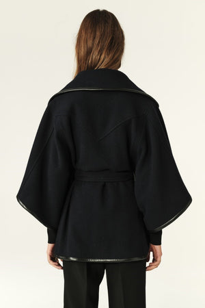 ba&sh Seal Coat in Marine