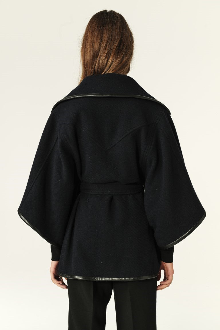 ba&sh Seal Coat in Marine