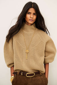 ba&sh Lola Sweater in Camel