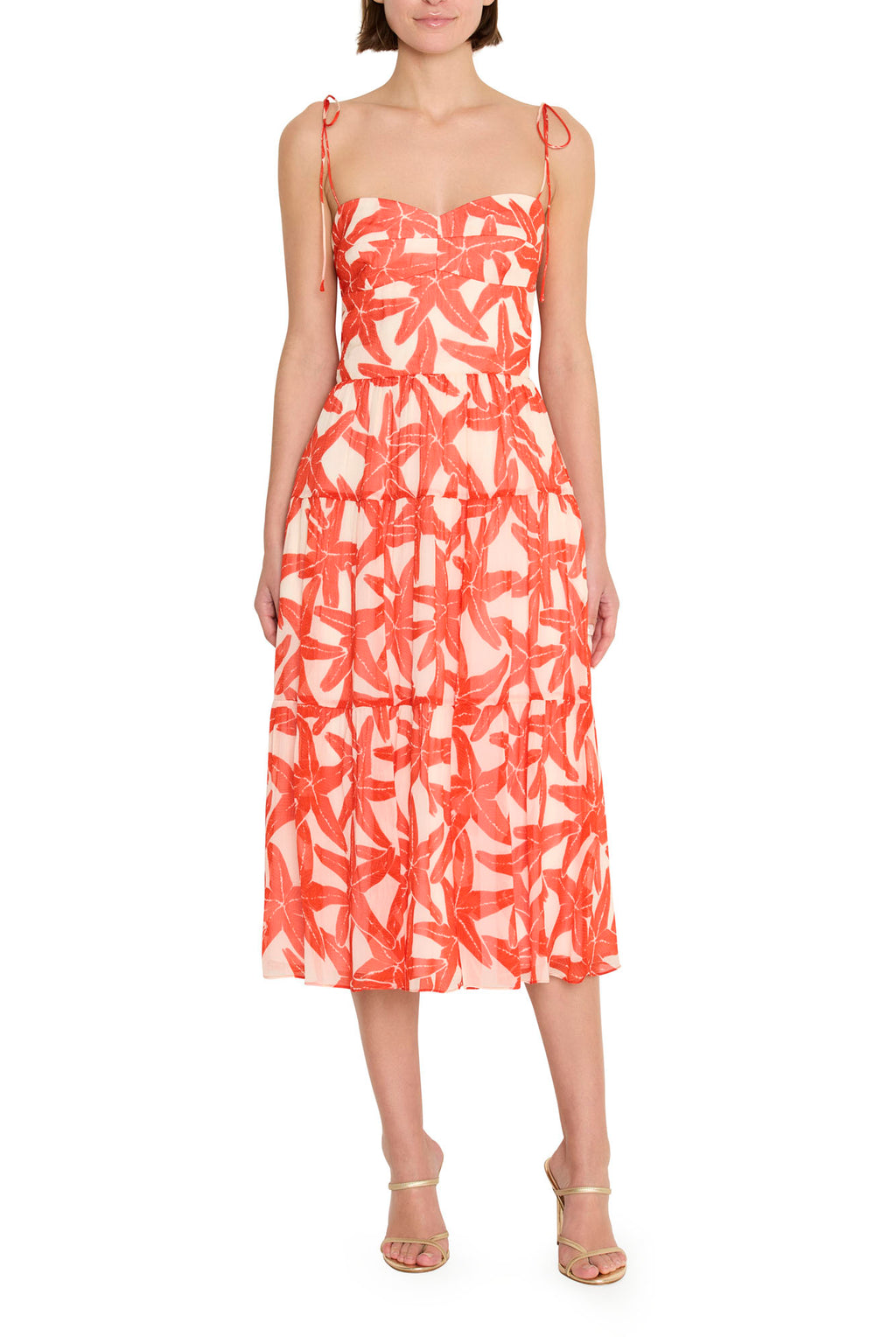 Amanda Uprichard Tula Dress in Starfish Print