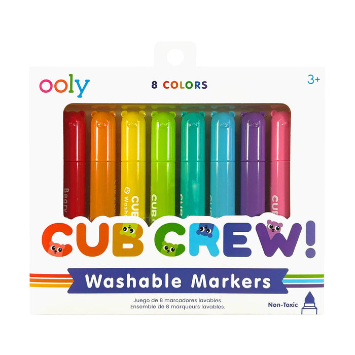 Ooly Cub Crew Washable Markers (Set of 8)