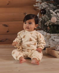 Rylee + Cru Raglan Jumpsuit in Gingerbread