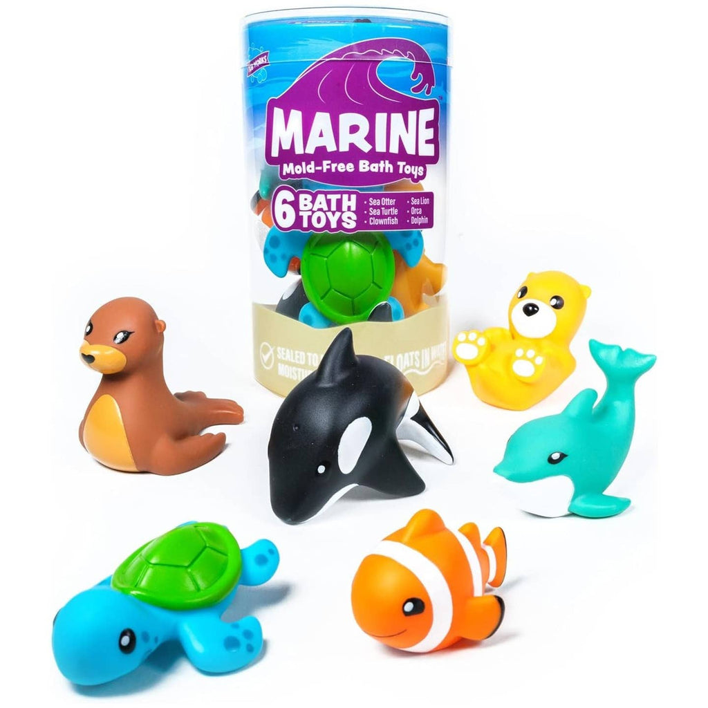 Tubworks Mold-Free Sea Creatures Bath Toys