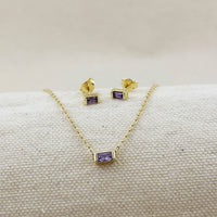 GoldFi 18k Gold Filled Celebration Birthstone Earrings