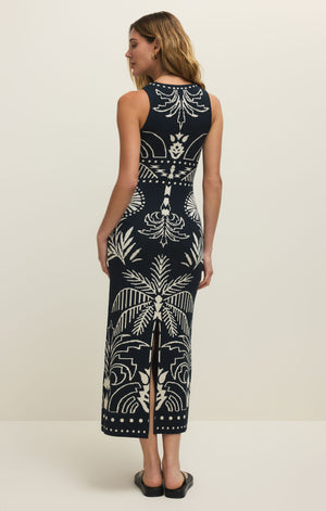 Z Supply Esperanza Midi Dress in Eclipse