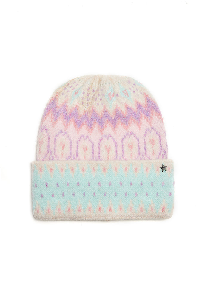 Jocelyn Fair Isle Knit Hat - Multiple Colors!