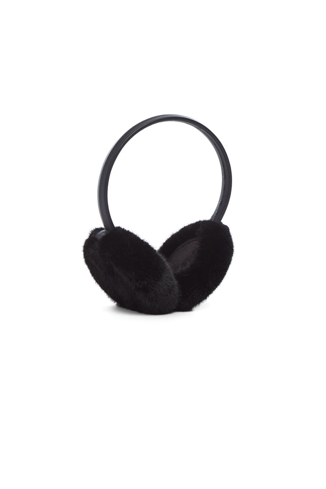 Jocelyn Faux Mink & Leather Earmuffs - Multiple Colors!