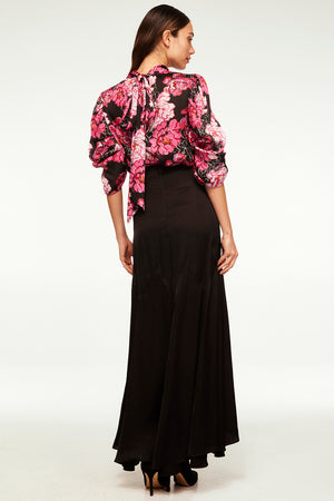 Misa Luella Top in Pink Peony