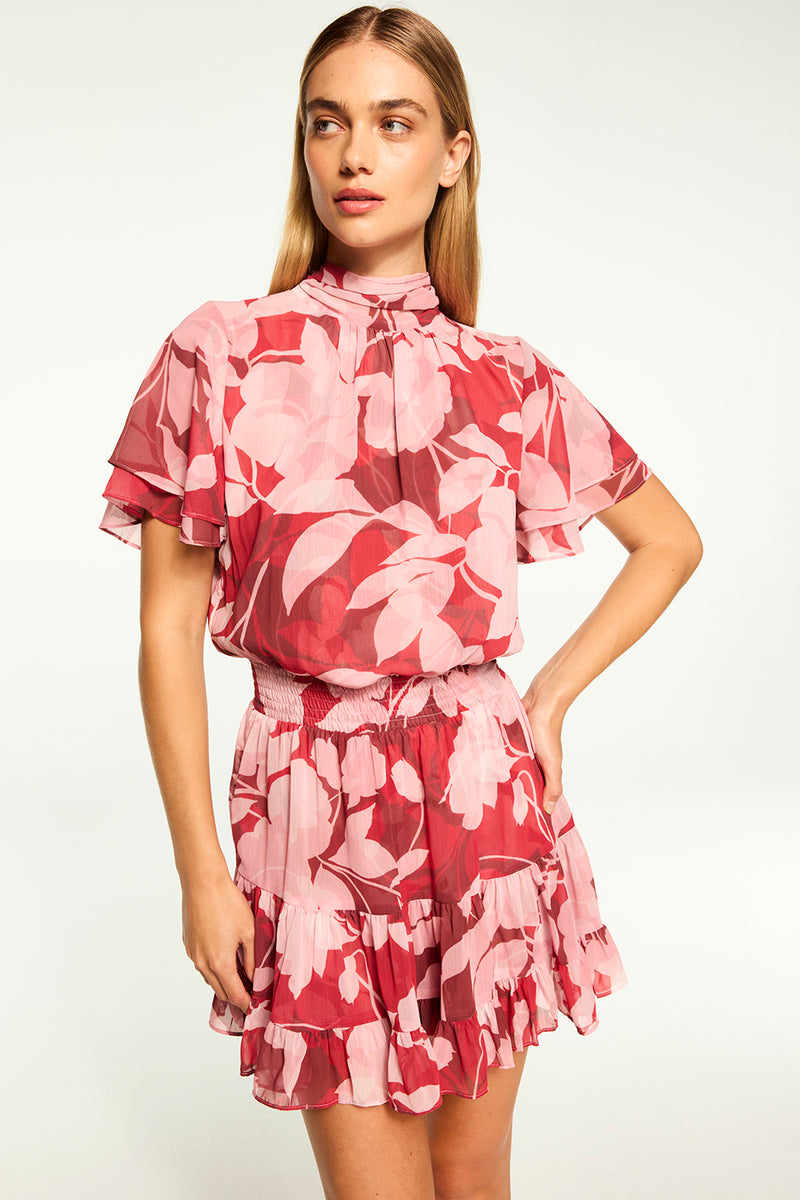 Misa Saffie Dress in Flora Rosada