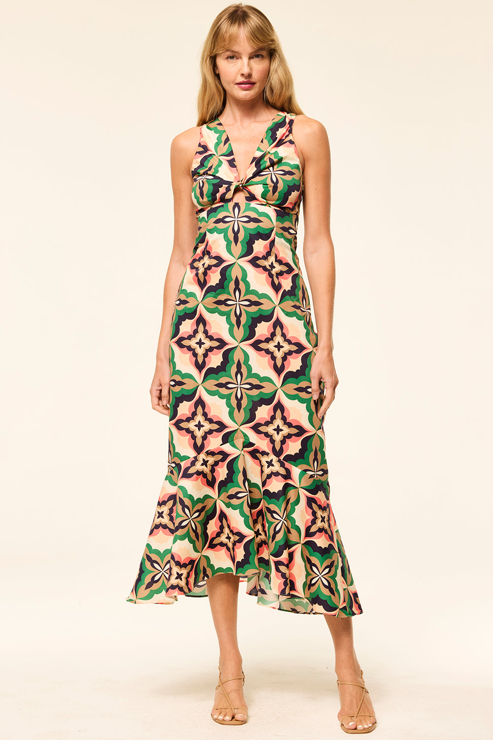 Misa Keturah Dress in Prismatic Tile