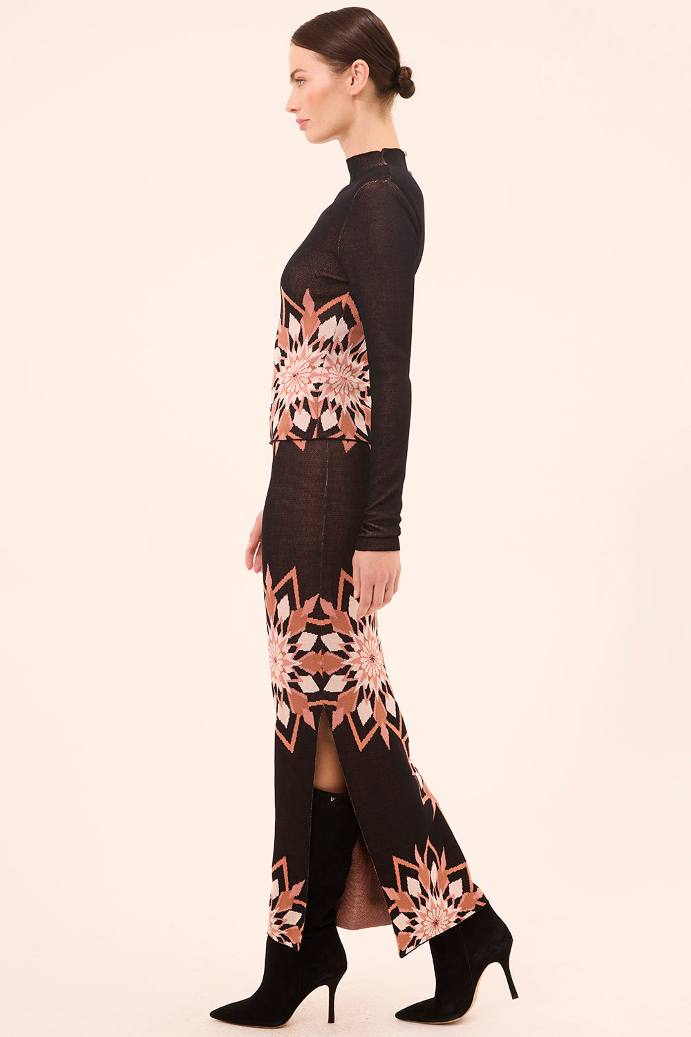 Misa Dena Skirt in Moroccan Snowflake