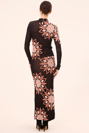 Misa Dena Skirt in Moroccan Snowflake
