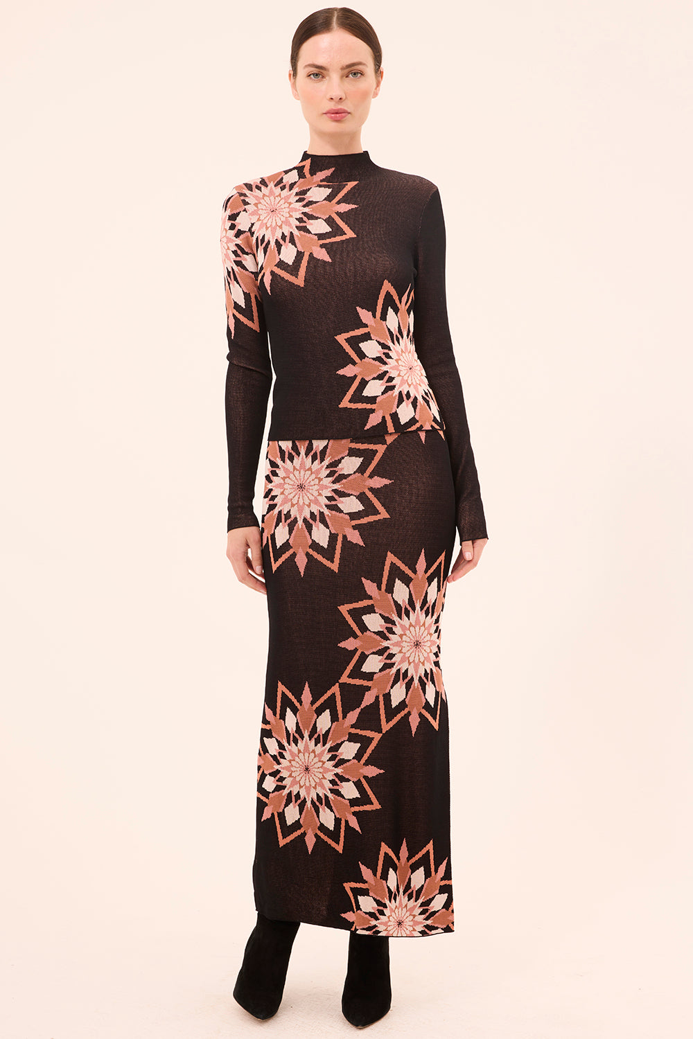 Misa Dena Skirt in Moroccan Snowflake
