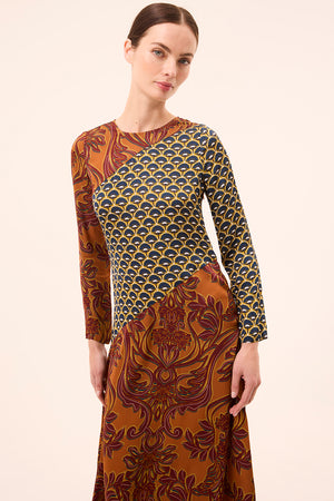 Misa Mojave Dress in Studded Dandelion