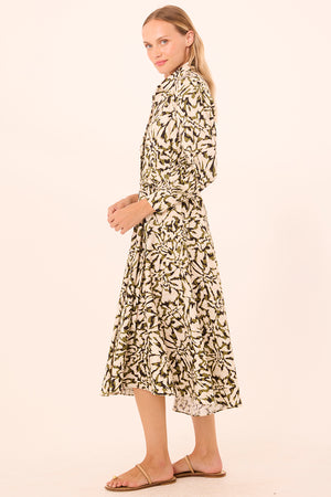 Misa Lorie Dress in Abstract Flora Burst