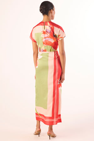 Misa Devorah Dress in Scarf Flora
