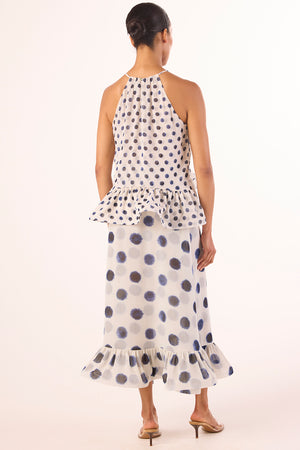 Misa Faith Top in Polka Dot