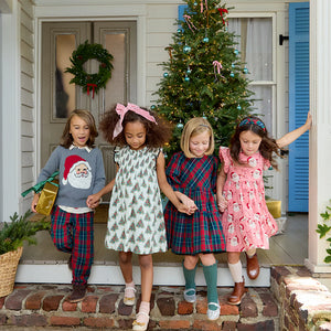 Pink Chicken Stevie Dress in Vintage Trees