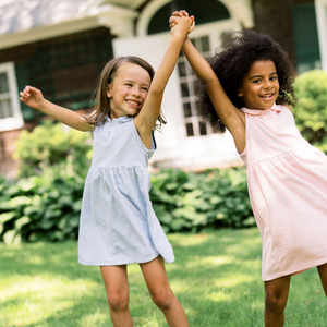 Minnow French Terry Tennis Dress in Pink