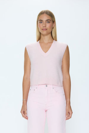 Pistola Maxine Sweater Vest in Blush