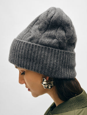 White + Warren Cashmere Cable Beanie - Multiple Colors!