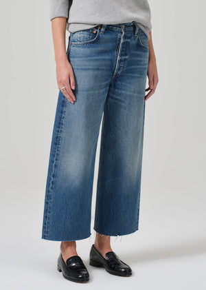 Citizens of Humanity Ayla Raw Hem Crop Jean in Doheny