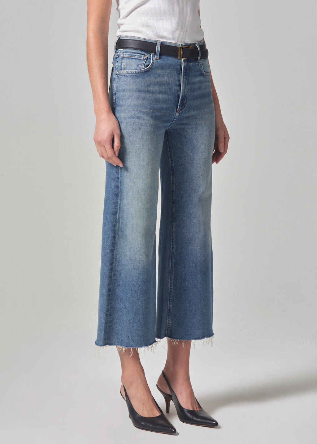 Citizens of Humanity Lyra Wide Leg Crop in Abliss