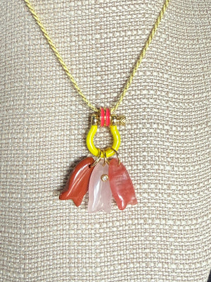 Forever Blythe Lurex Collection Three Little Fishes Necklace - Multiple Styles!