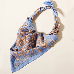 Frem NYC Classic Paisley Satin Scarf - Multiple Colors!