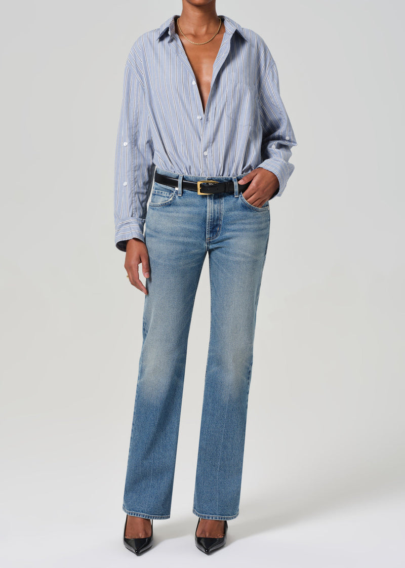 Citizens of Humanity Genova Low Rise Bootcut Jean in Clairo